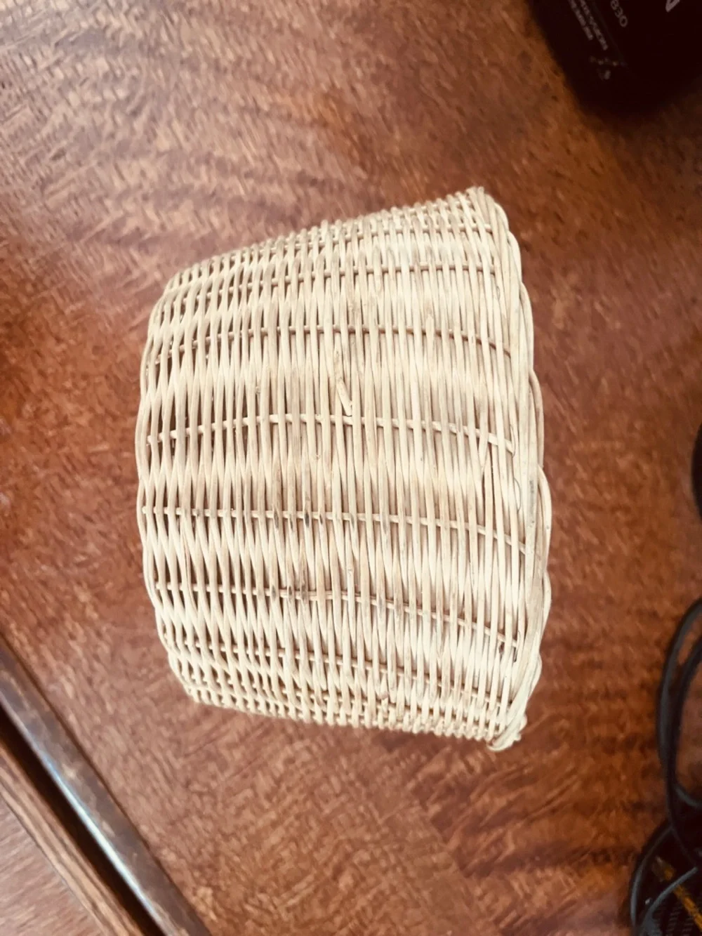 Vintage Chicken Hand Woven Basket